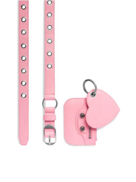 BALENCIAGA Women's Le Cagole Charms Belt  in Pink