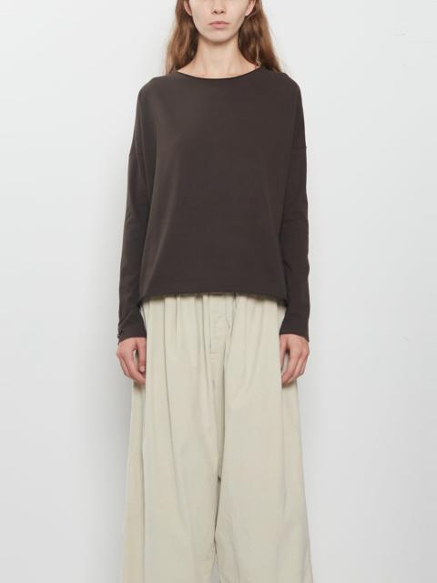 ALBUM DI FAMIGLIA Stretch Jersey T-Shirt — Brown