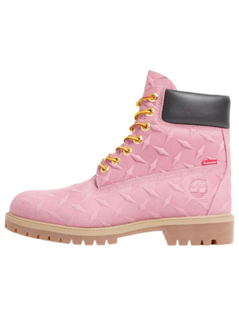 Timberland Timberland x Supreme Diamond Plate 6 Inch Premium Waterproof Boot 'Pink - 23FW' TB0A6DF9-661