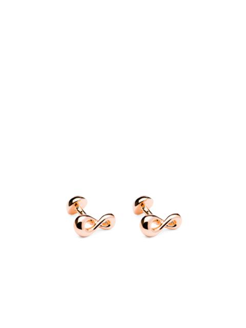 Infinity cufflink
Rose Gold Plated Infinity Knot Rose gold