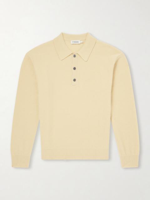 FRAME Wool Polo Sweater