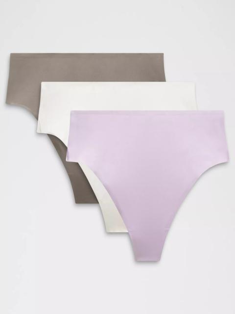 lululemon Wundermost Ultra-Soft Nulu High-Waist Thong Underwear *3 Pack