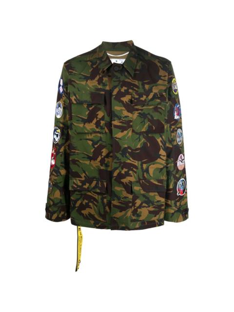 Off-White camouflage field jacket