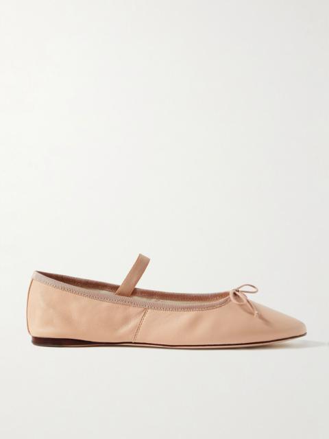 LOEFFLER RANDALL Leonie leather ballet flats Blush