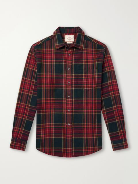 Portuguese Flannel Bravio Checked Cotton-Flannel Shirt
