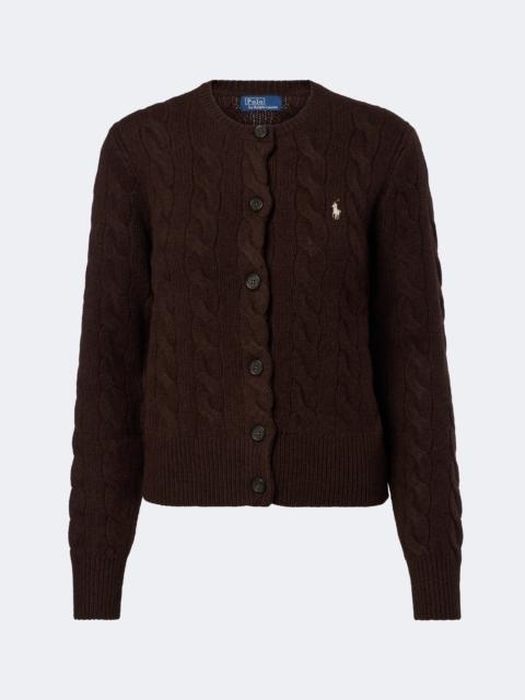 Polo Ralph Lauren Cable-knit wool and cashmere cardigan