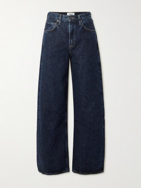 AGOLDE Low Curve High-rise Wide-leg Jeans