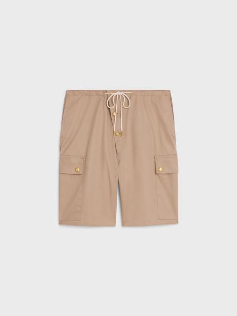 CELINE CARGO SHORTS IN TECHNICAL COTTON