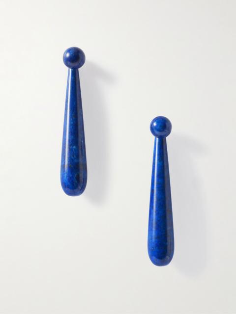 Sophie Buhai Angelika silver lapis lazuli earrings Cobalt blue