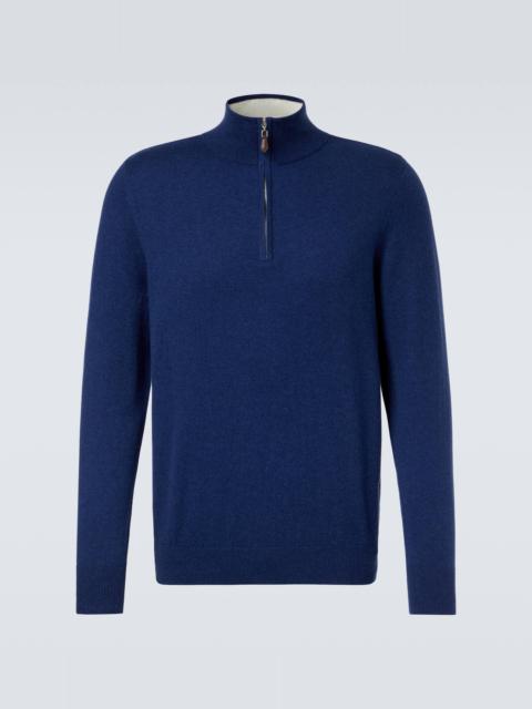 arch4 Mr Fenchurch cashmere half-zip sweater