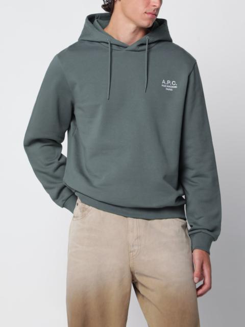 A.P.C. Green cotton hoodie