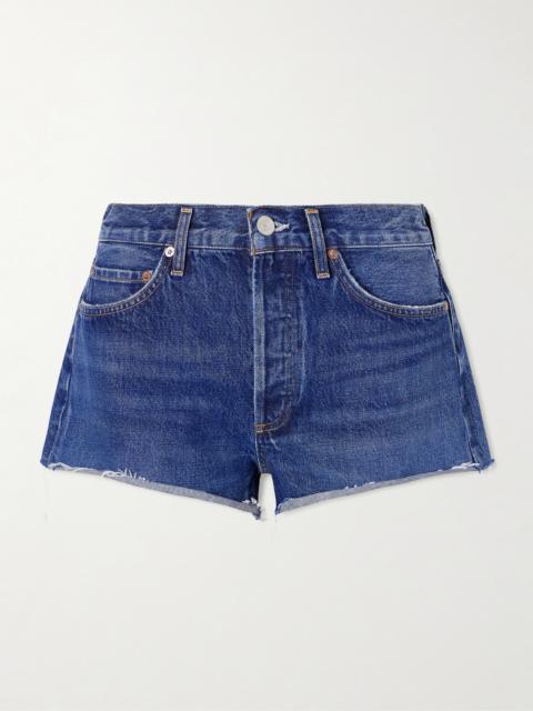 AGOLDE Parker Frayed Denim Short