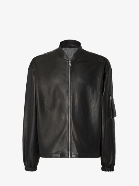 FENDI Blouson Black nappa-leather blouson
