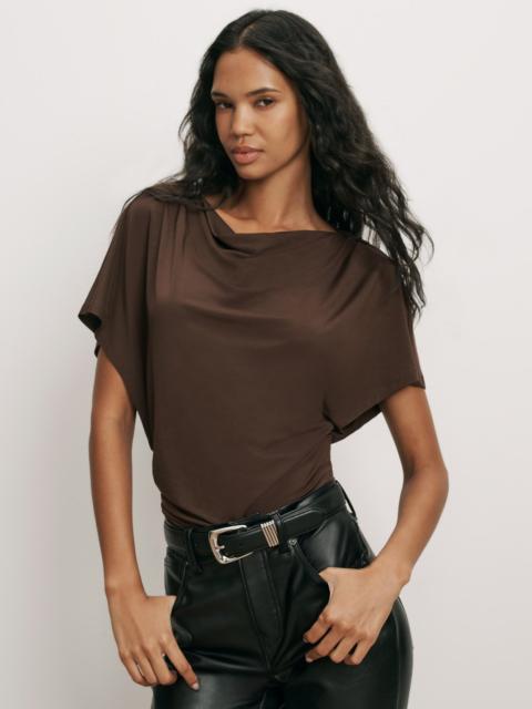 VERONICA BEARD LILA RUCHED TOP