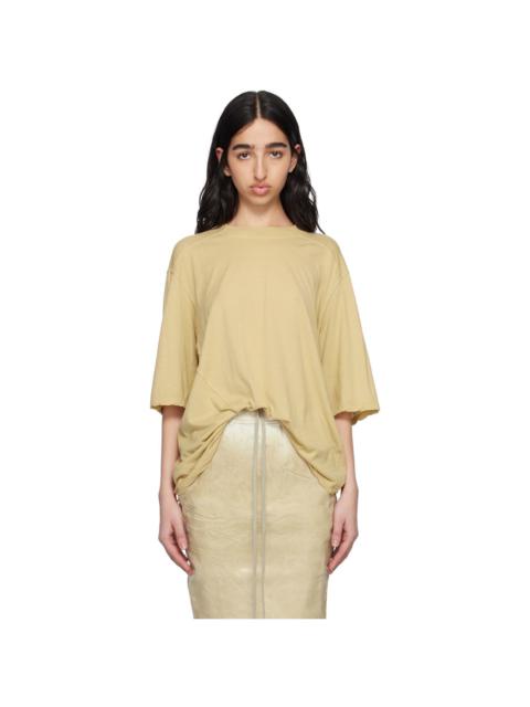 Rick Owens DRKSHDW Beige Hollywood Walrus T-shirt