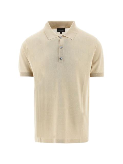 EMPORIO ARMANI buttoned polo shirt