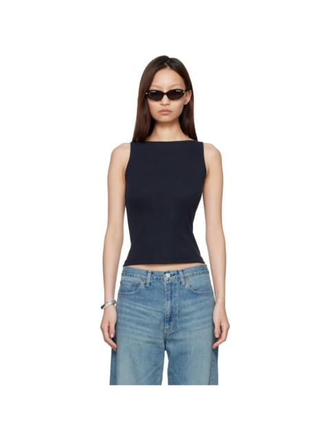 FLORE FLORE Navy Timmi Tank Top