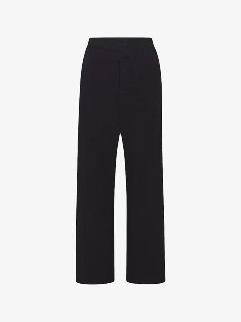 SKIMS Boyfriend relaxed-fit stretch-woven trousers
