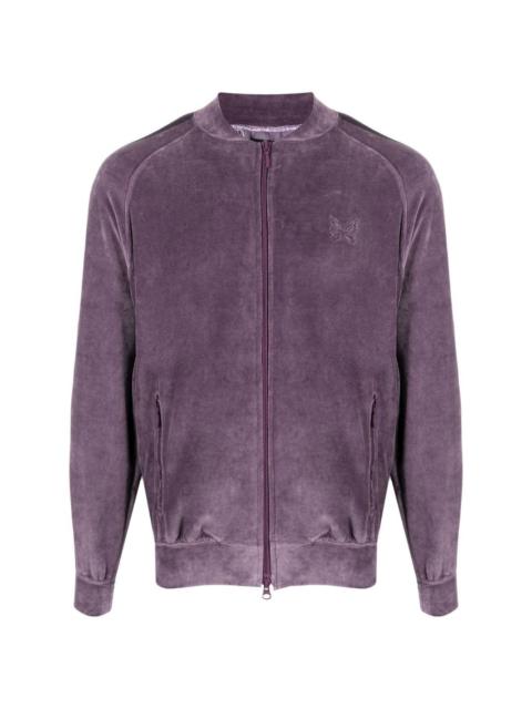 velvet-effect jacket