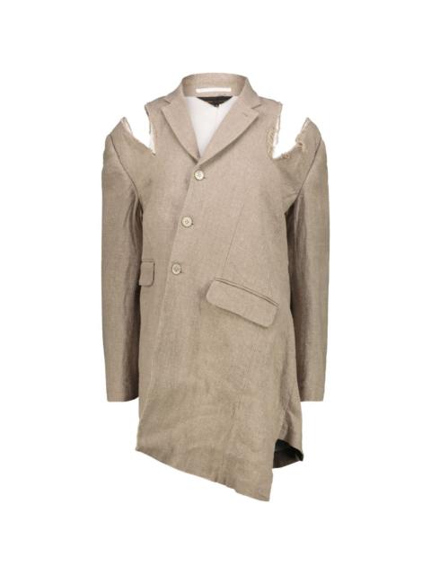 Comme Des Garçons cut-out blazer