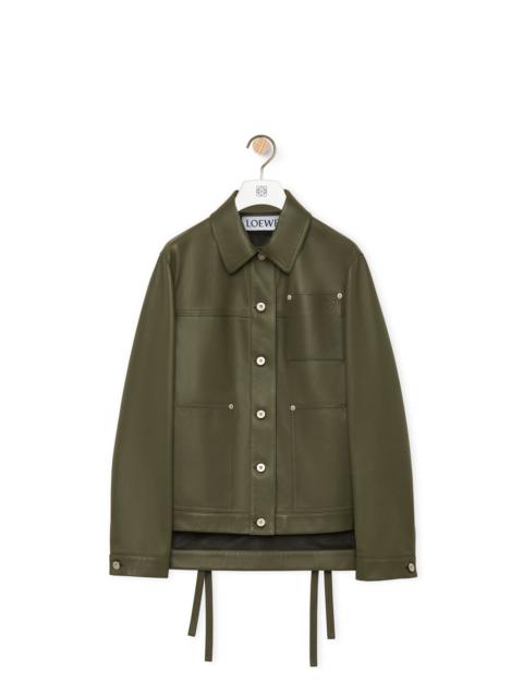 Loewe Workwear jacket in nappa lambskin