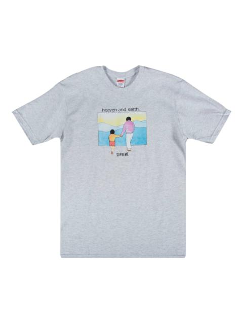 Supreme Heaven And Earth T-Shirt 'Ash Grey'