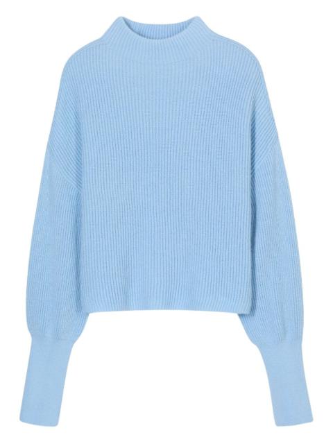 CLOSED funnel-neck ribbed jumper