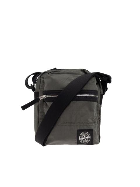 Stone Island zip-fastening messenger bag