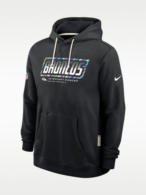Nike Denver Broncos Crucial Catch Sideline Standard Issue Men's Nike Dri-FIT NFL Pullover Hoodie