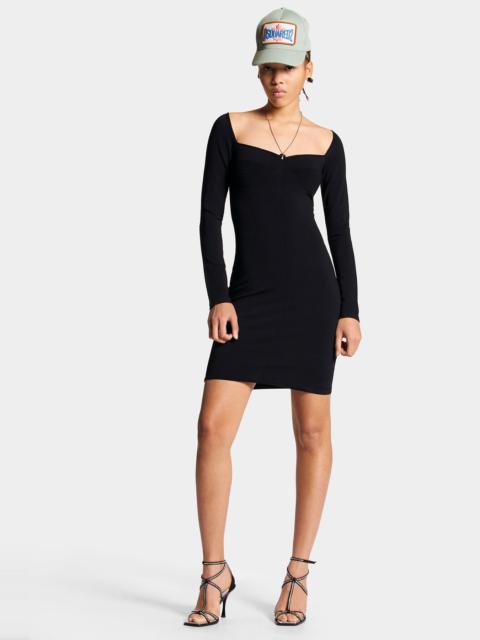 DSQUARED2 SQUARE NECK DRESS