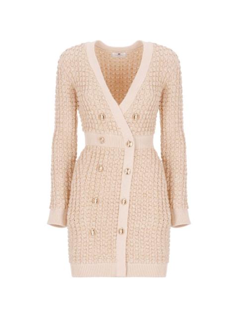 ELISABETTA FRANCHI button-fastening mini dress