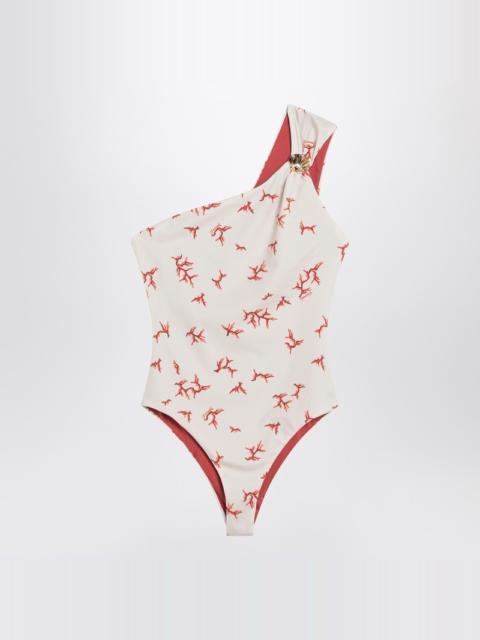水着・ビーチグッズその他 FENDI One-shoulder swimming costume with coral FENDI Fendi One-Shoulder Swimming Costume With Coral Women