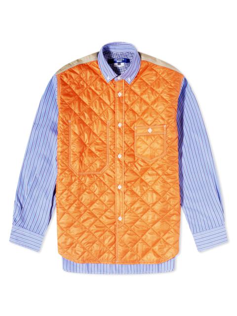 Junya Watanabe MAN Junya Watanabe MAN Broad Stripe Quilted Over shirt