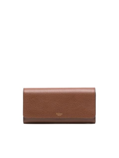 Mulberry Continental grained-leather wallet
