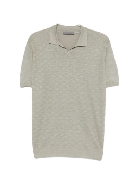 CORNELIANI knitted polo shirt
