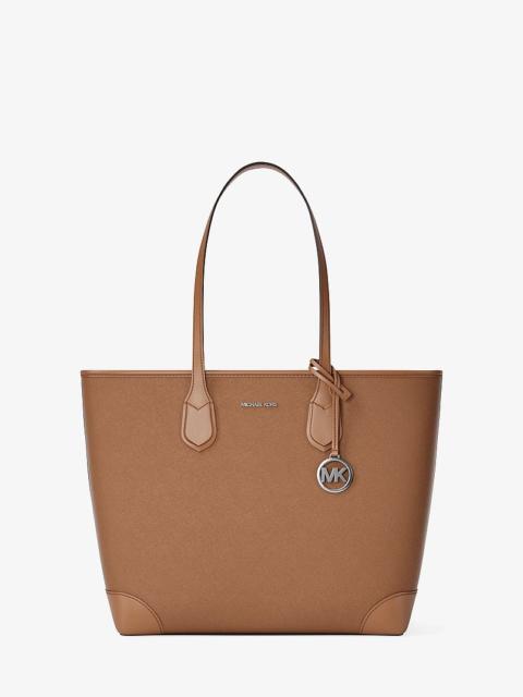 MICHAEL KORS Eva Large Saffiano Leather Tote Bag