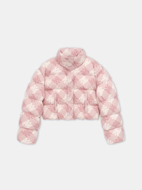 AMIRI WOMEN'S MA QUAD CROPPED DOWN JACKET