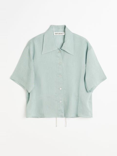 Our Legacy Brisk Shirt Geo Stripe Ceremonial Viscose