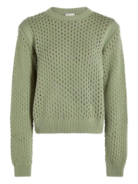 VARLEY Hains open-knit crew-neck sweater