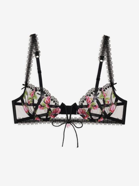 For Love & Lemons Love Garden Underwire Bra
