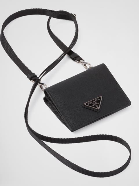 Prada Saffiano leather card holder