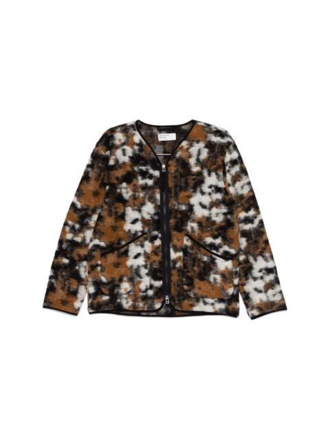 Universal Works Ylang Flower-print fleece jacket