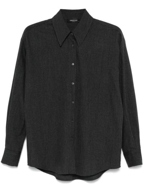 FABIANA FILIPPI pinstriped flannel shirt