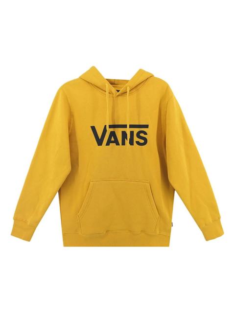 Vans Vans Contrasting Colors Alphabet Logo Hooded Pullover Fleece Lined Stay Warm Yellow VN0A5H87YWM