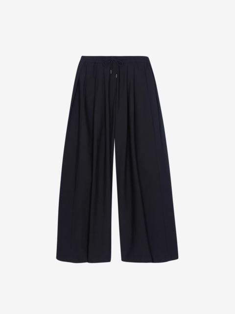 The Frankie Shop Corlen Pleated Wide Pants - Dark Navy
