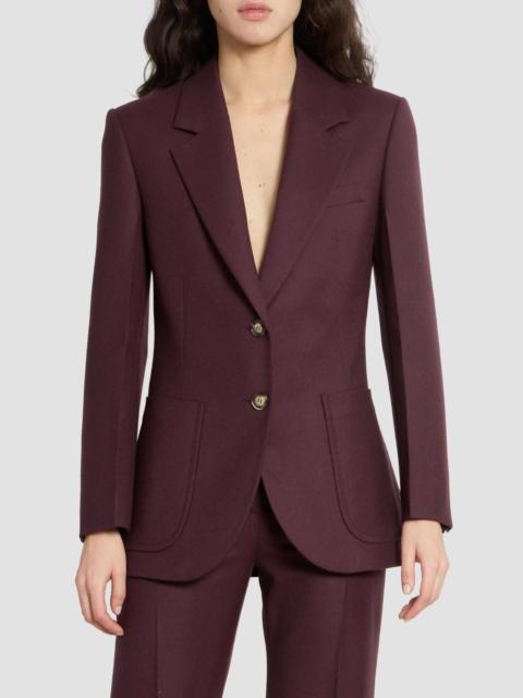 Victoria Beckham Women's Katherine Wool Blazer - Acai