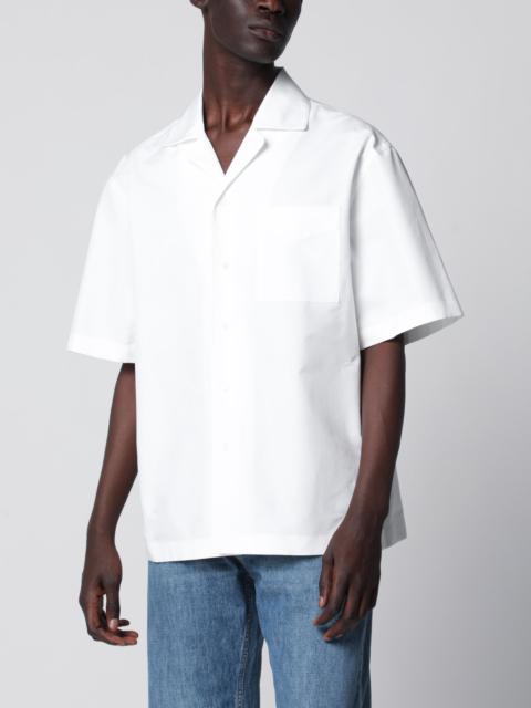Bottega Veneta White cotton bowling shirt
