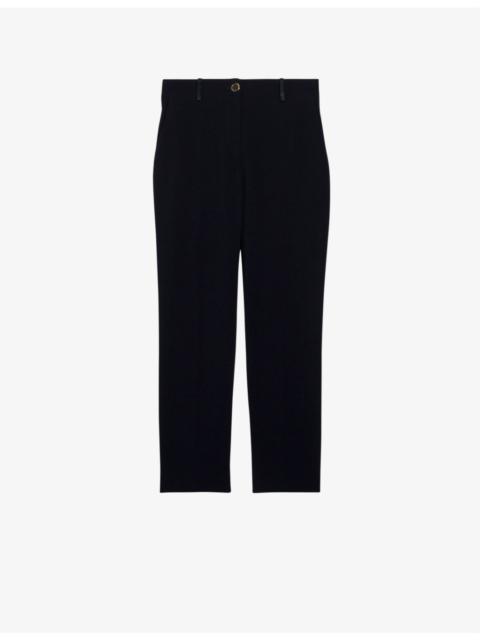 Claudie Pierlot Poupin tailored mid-rise woven trousers
