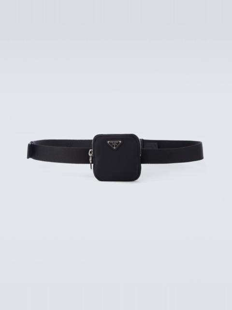 Prada Woven nylon belt