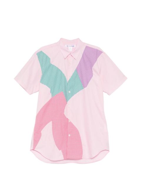 Comme des Garçons SHIRT patchwork short-sleeve shirt
